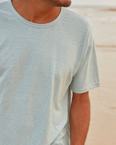 T-Shirt homme chanvre - Bleu de Nîmes
