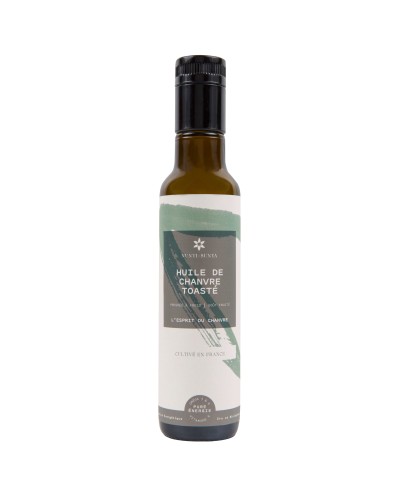 Virgin Oil from Whole Hemp Seeds – 25 cl, Organic & Natural