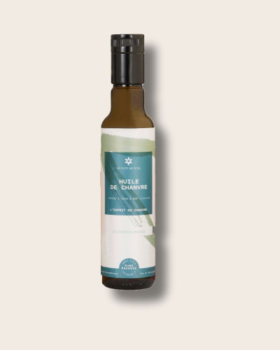 Huile Vierge de Graines Entières de Chanvre – 25 cl, Bio & Naturelle